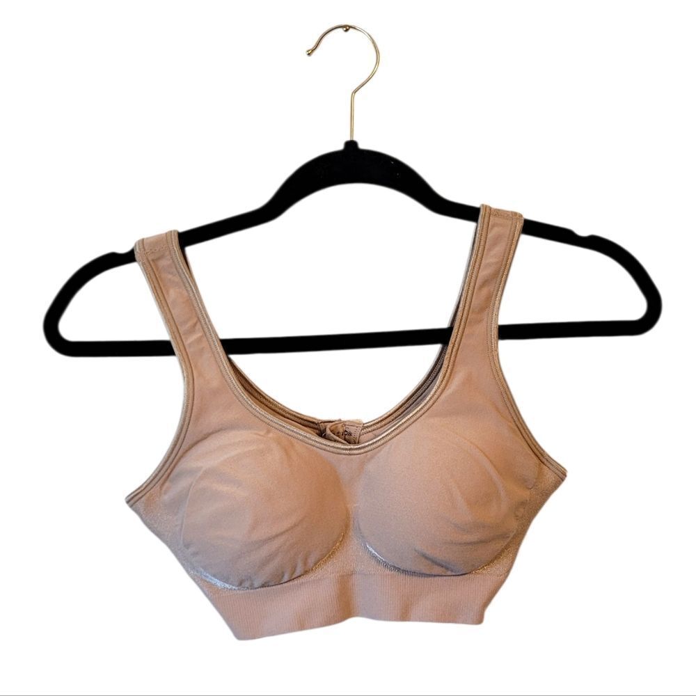 Bali Women's Light Beige Classic Full Coverage T-Shirt Bra Size 34B